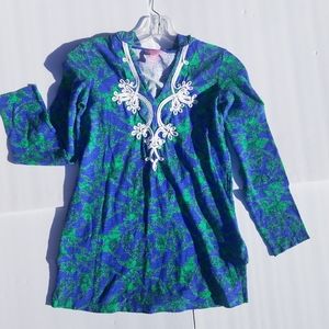 Lily Pulitzer cover up tunic Noelle Elephants XS